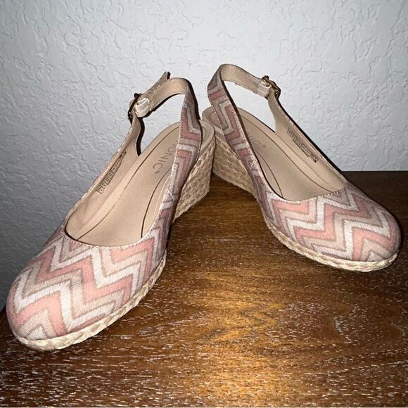 Vionic Coralina Espadrille Slingback Wedge Sandal Shoes - Picture 1 of 10